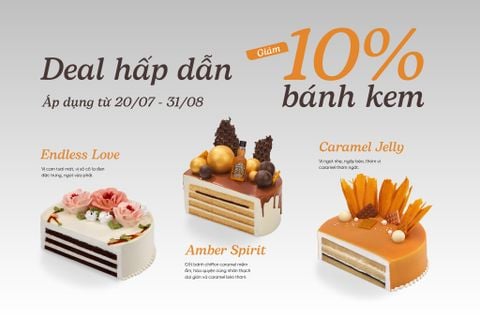 KHÔNG THỂ BỎ LỠ: ƯU ĐÃI 10% TOÀN BỘ TỦ BÁNH KEM FRESH GARDEN