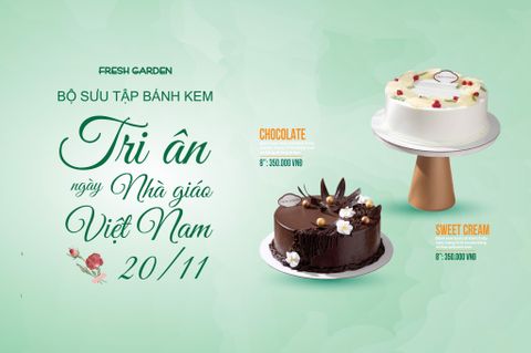 Quà tặng ngày 20/11: Bộ sưu tập tri ân Ngày nhà giáo từ Fresh Garden