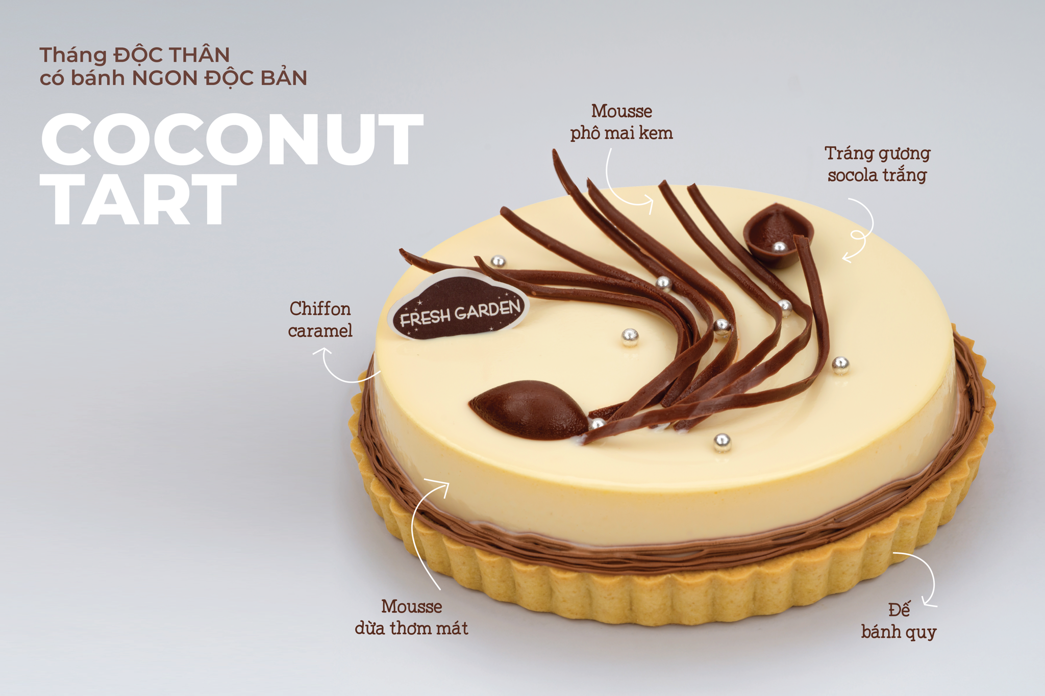 Coconut Tart- Chiếc bánh thay bạn tỏ vẹn yêu thương