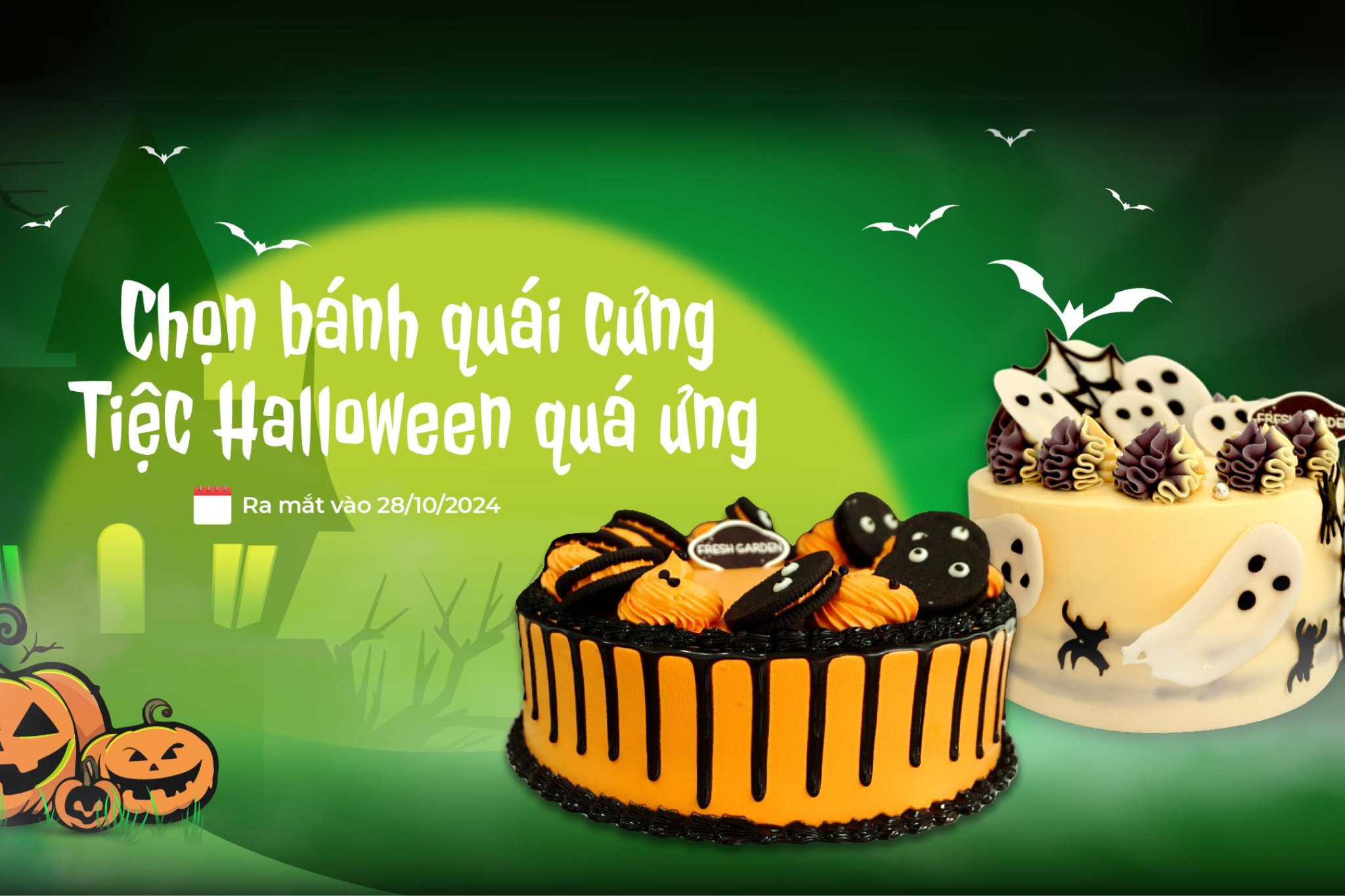 CHỌN BÁNH “QUÁI” CƯNG! TIỆC HALLOWEEN QUÁ ƯNG 👻