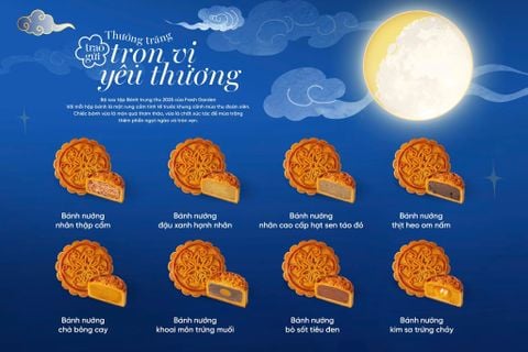 Bánh Trung thu Fresh Garden 2025 – Trao gửi yêu thương mùa trăng