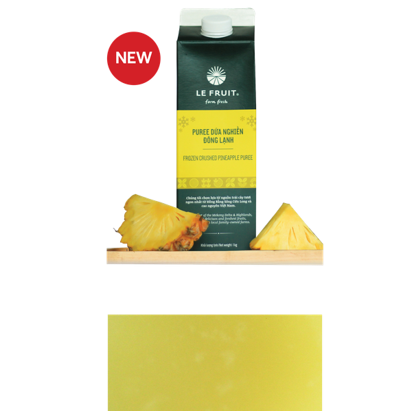 Puree Dứa Nghiền Đông Lạnh
