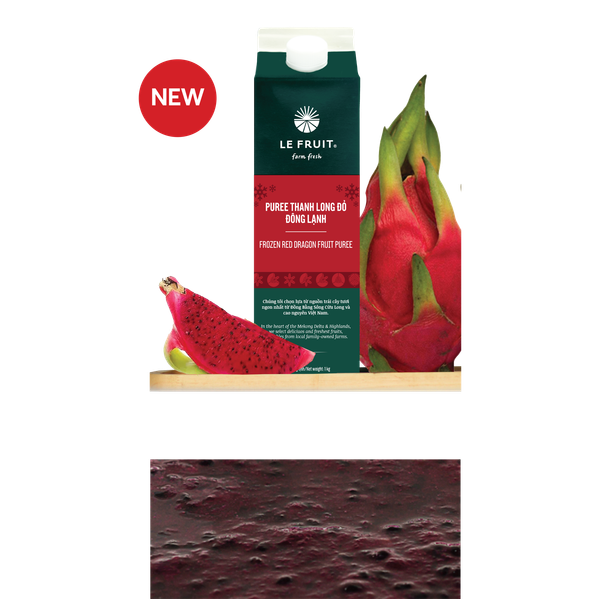 Puree Thanh Long Đỏ Đông Lạnh