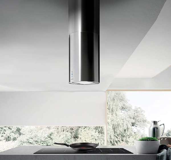 Hút Mùi Đảo Elica TUBE PRO ISLAND WH