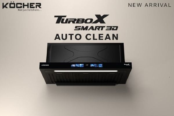 Hút Mùi Âm Tủ Kocher Turbo Smart 3D X3D-350D Auto Clean