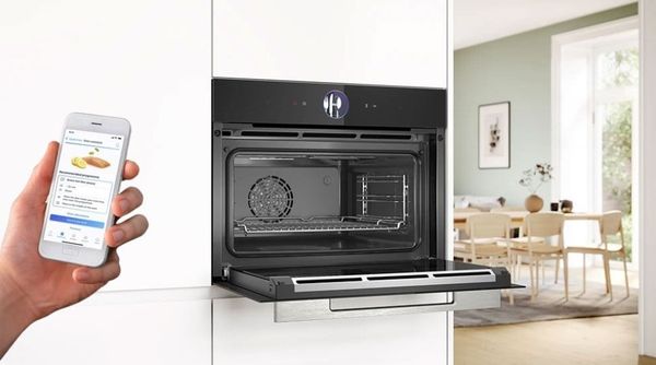 Lò Nướng Kèm Hấp Bosch CSG7361B1 Serie 8 Kết Nối Thông Minh