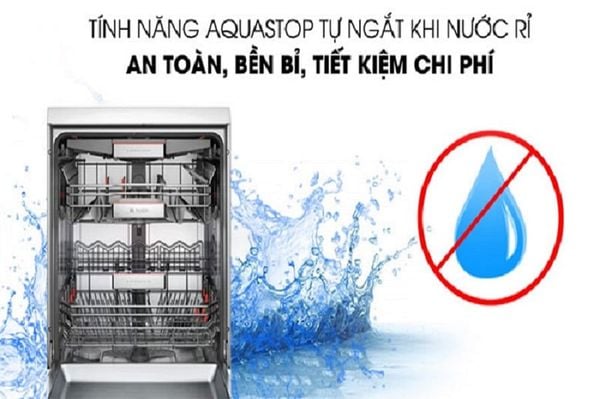 Máy Rửa Bát Âm Tủ Bosch SMV6ZCX10E Serie 6 Aquastop