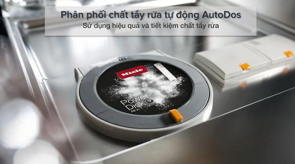 Máy Rửa Bát Âm Toàn Phần Miele G 7650 SCVi AutoDos Với Hệ thống AutoDos với PowerDisk