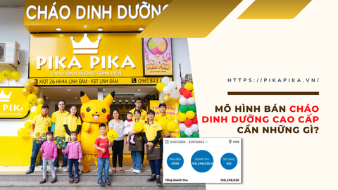 Mô hình bán cháo dinh dưỡng cao cấp cần những gì?