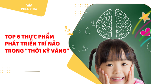 TOP 6 thực phẩm phát triển trí não trong “thời kỳ vàng”