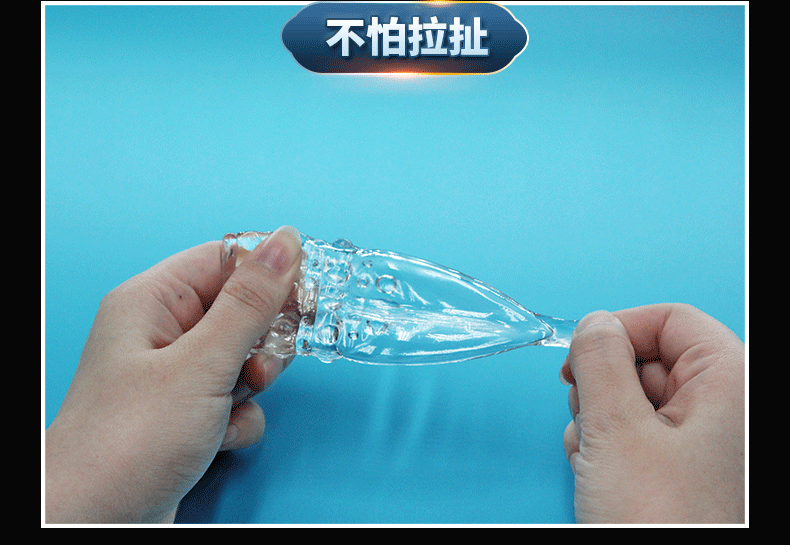 Bộ đôi bao cao su silicon đeo đầu khấc loại đầu kín có gai