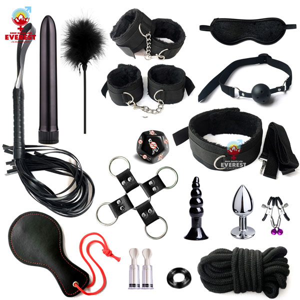 Bộ dụng cụ đồ chơi bạo dâm 17 món cho các cặp đôi độc đáo giá rẻ