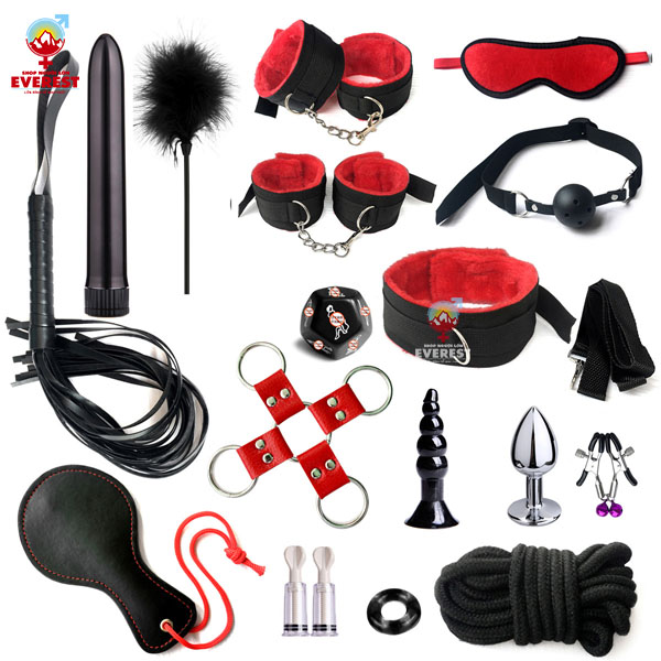 Bộ dụng cụ đồ chơi bạo dâm 17 món cho các cặp đôi độc đáo giá rẻ