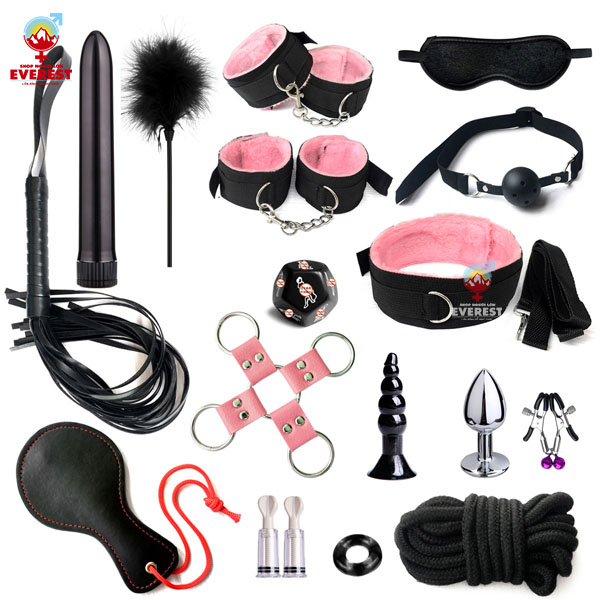 Bộ dụng cụ đồ chơi bạo dâm 17 món cho các cặp đôi độc đáo giá rẻ