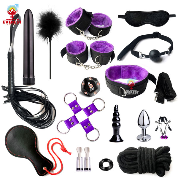 Bộ dụng cụ đồ chơi bạo dâm 17 món cho các cặp đôi độc đáo giá rẻ