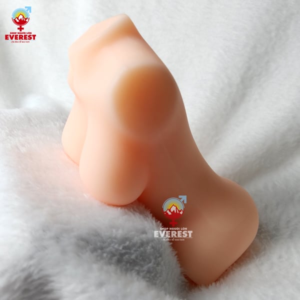 Búp bê tình dục bán thân mini ngực to mông cong silicon mềm mịn 0,5kg