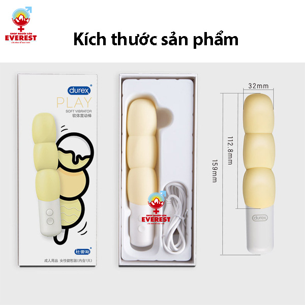 Chày rung Durex cầm tay có 3 nấc kích thích điểm G giá rẻ