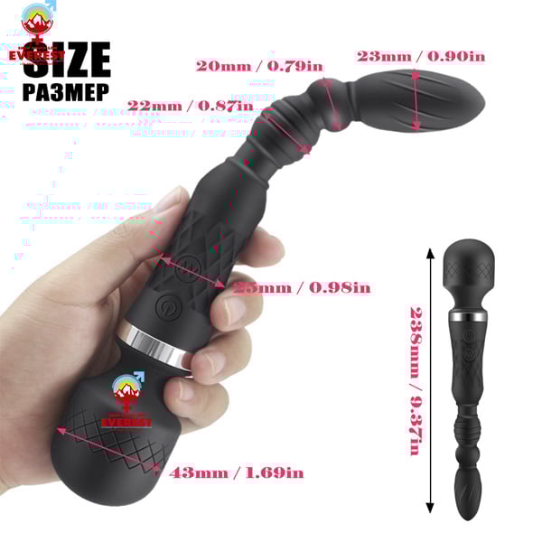 Chày rung tình yêu 2 đầu kích thích âm đạo và hậu môn giá rẻ