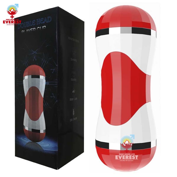 Cốc thủ dâm 2 đầu âm đạo và miệng bú mút rung rên cầm tay