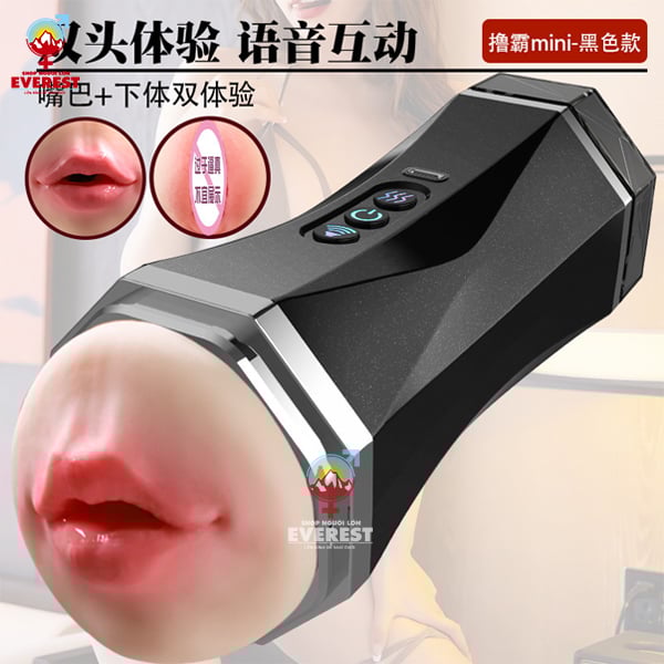 Cốc thủ dâm 2 đầu cho nam 10 tần số rung gây tê và rên cực phê