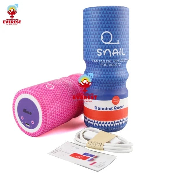 Cốc thủ dâm cho nam Snail 20 tần số rung gây tê cực phê