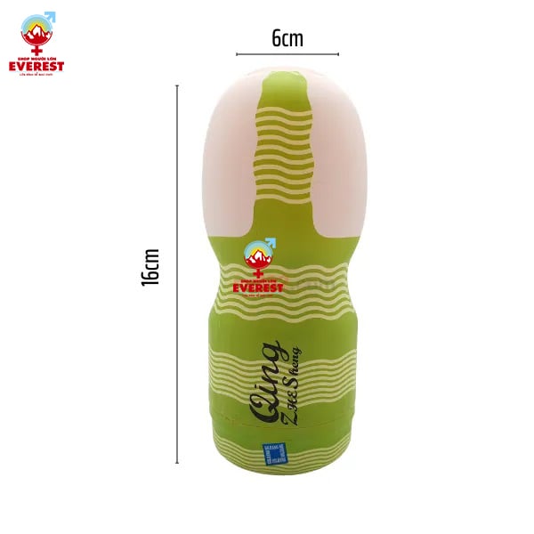 Cốc thủ dâm Qing hình miệng màu xanh lá giá rẻ cho nam