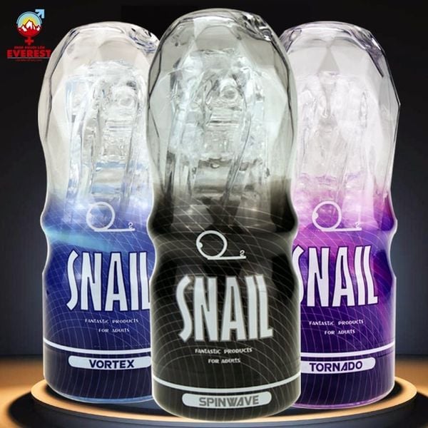 Cốc thủ dâm Snail Cup Tornado trong suốt cầm tay giá rẻ