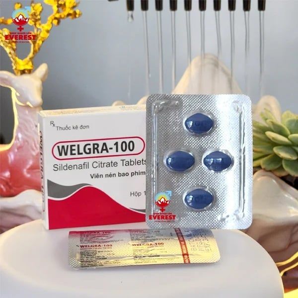 Welgra-100 là loại thuốc từ Ấn Độ dùng để điều trị rối loạn cương dương