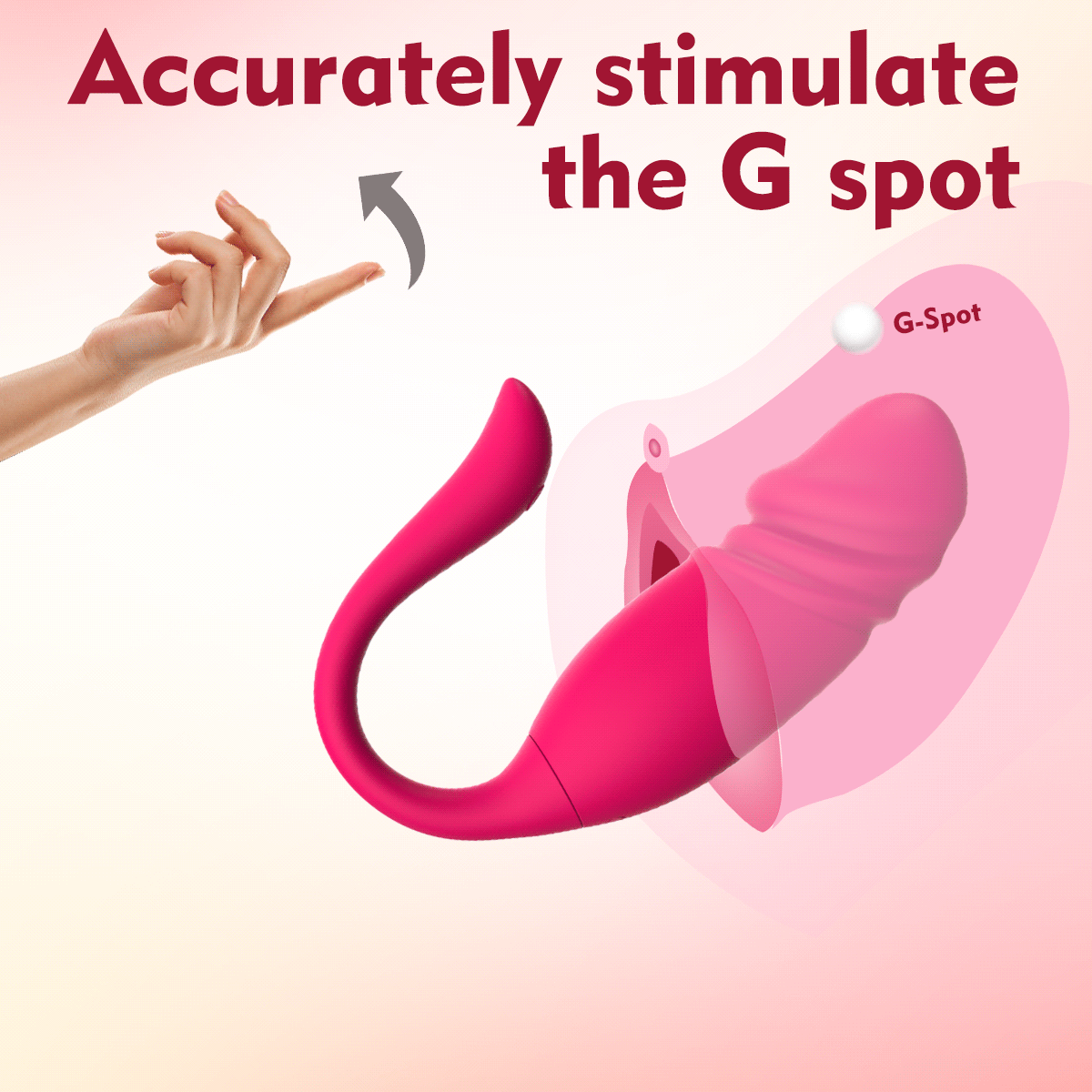 Trứng rung tình yêu đầu dương vật điều khiển từ xa bằng app điện thoại