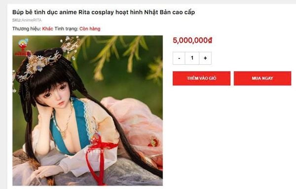 Giá búp bê tình dục anime có sự chênh lệch rất lớn tùy vào ngân sách mà cân đối