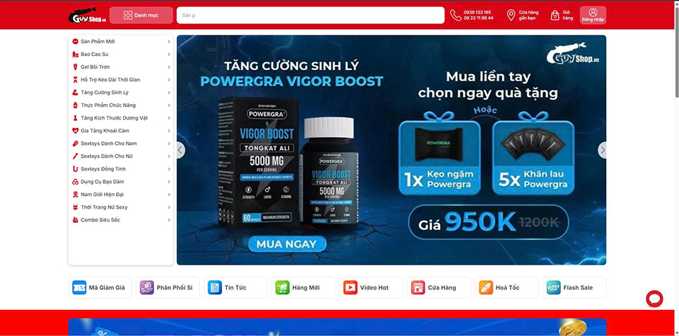 Gun Shop có những món sextoy khiến các anh mê mẩn chốn phòng the