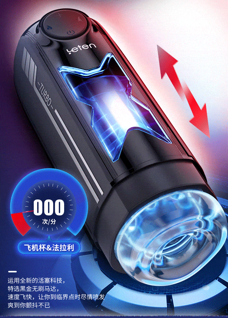 Máy thủ dâm Leten thụt 10 tần số âm thanh rên rỉ cao cấp giá rẻ cho nam