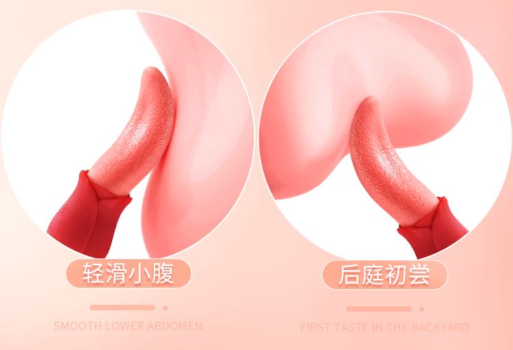 Máy rung lưỡi liếm hoa hồng rung 10 chế độ kích thích điểm G