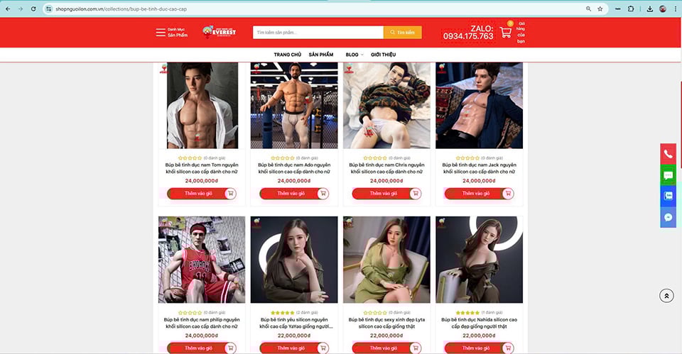 Các cửa hàng/website chuyên biệt thường được chọn mua nhiều hơn