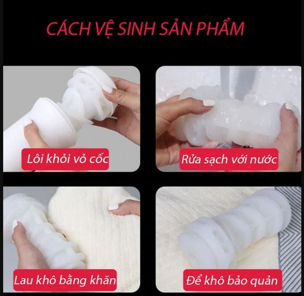 Hãy vệ sinh và bảo quản cốc tự sướng để có thể dùng lâu dài