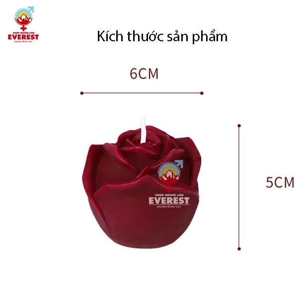 Nến thơm nhiệt độ thấp BDSM hình hoa hồng kích thích mạnh bạo