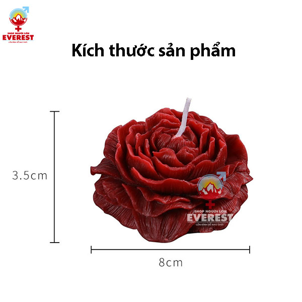 Nến thơm nhiệt độ thấp BDSM hình hoa mẫu đơn kích thích mạnh bạo