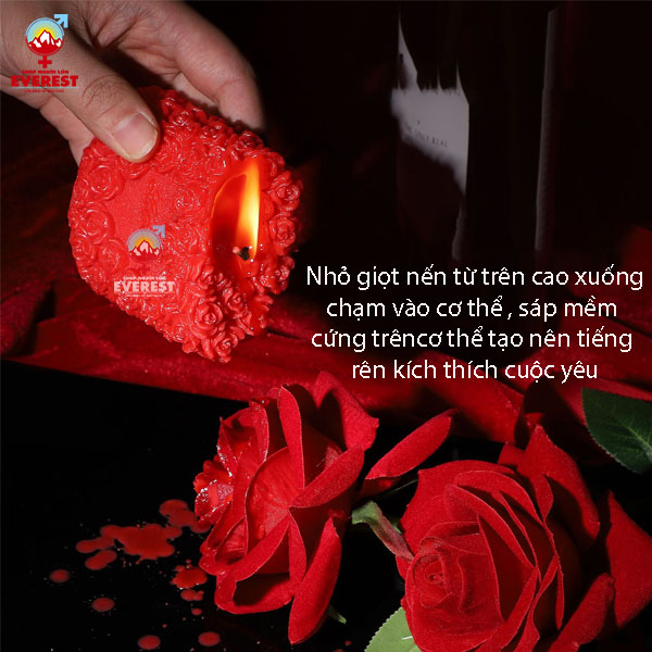 Nến thơm nhiệt độ thấp BDSM khuôn hoa kích thích mạnh bạo