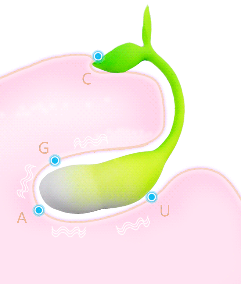 Trứng rung tình yêu Spring Buds điều khiển từ xa bằng App điện thoại