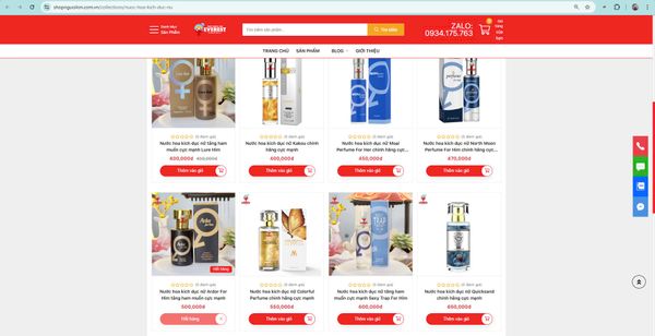 Nước hoa tình yêu nữ có nhiều loại phù hợp cho từng cá nhân