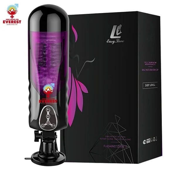 Cốc tự sướng Easy Love Telescopic Sweetheart II 10 chế độ rung, thụt và xoay