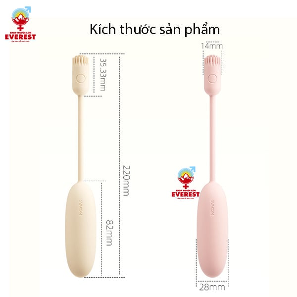 Trứng rung 2 đầu kết nối bluetooth điều khiển qua app Svakom