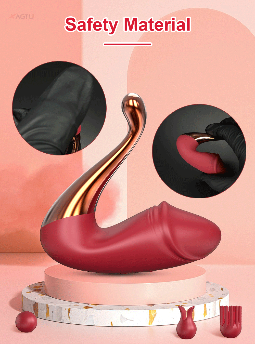 TRứng rung tình yêu cầm tay massage điểm G dùng app điện thoại