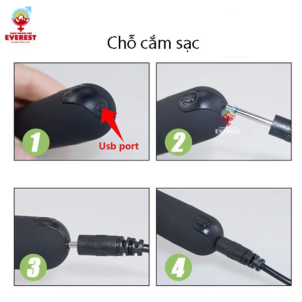 Trứng rung tình yêu silicon mini hình viên đạn rung 10 chế độ