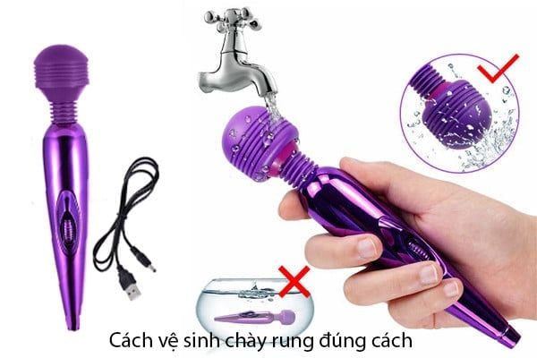 Vệ sinh chày rung tình yêu đúng cách để đảm bảo sức khỏe