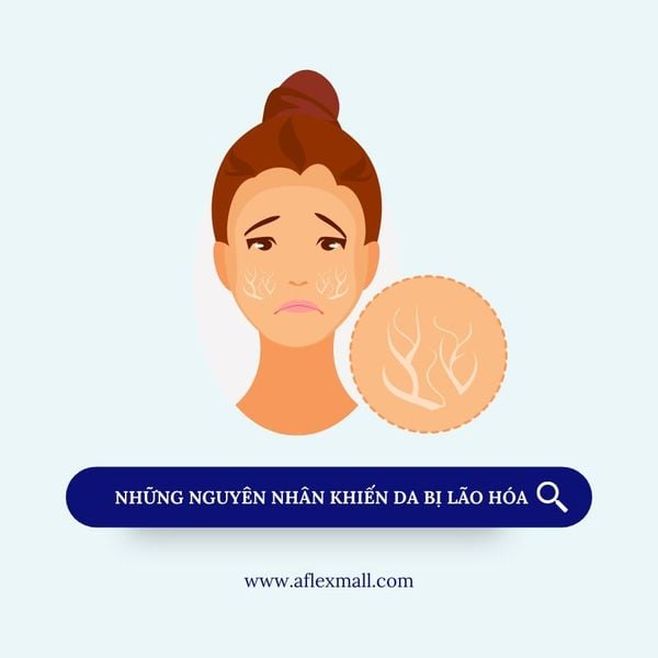 NHỮNG NGUYÊN NHÂN KHIẾN DA BỊ LÃO HÓA