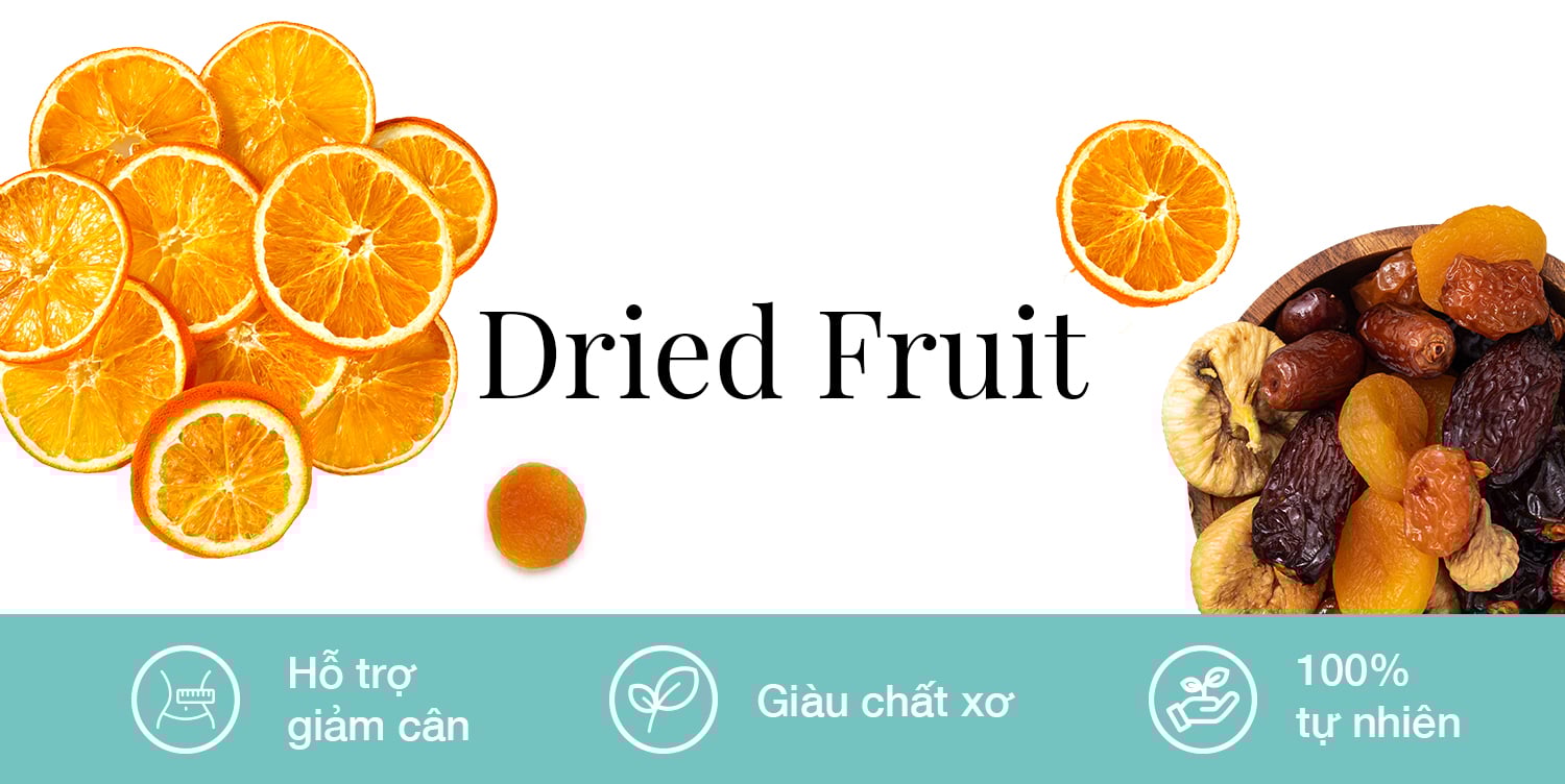 Trái cây sấy (dried fruits)