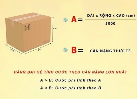 Nhận Gửi Hàng Quốc Tế Tại TpHCM | Cách Tính Trọng Lượng Quy Đổi Hàng Hoá Như Thế Nào