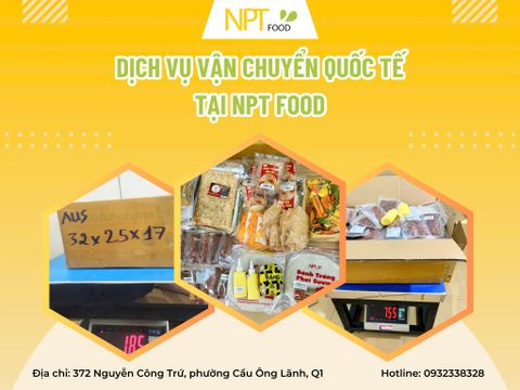 NPT Food Triển Khai Dịch Vụ Vận Chuyển Quốc Tế