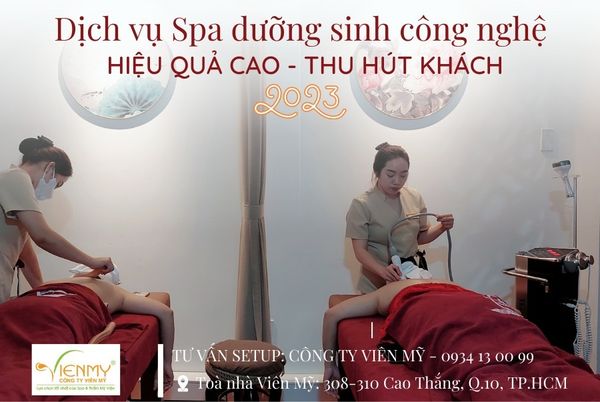 Dịch vụ spa dưỡng sinh công nghệ cao giúp thu hút nhiều khách trong năm 2023